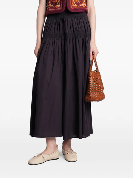  Antik Batik Falda Larga Fruncida - Azul 