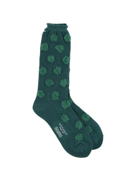  Antipast Calcetines Con Pompón - Verde 