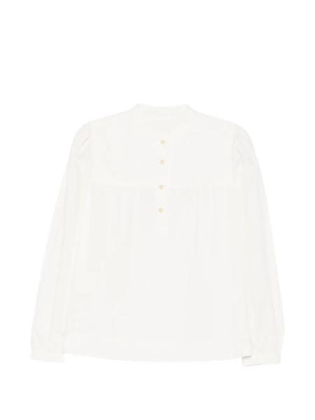  A.p.c. Blusa Con Canesú Fruncido - Blanco 