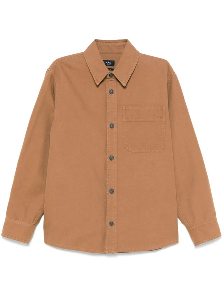  A.p.c. Camisa Basile - Marrón 