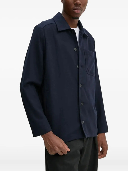 A.p.c. Camisa Con Botones Y Bolisllo - Azul 
