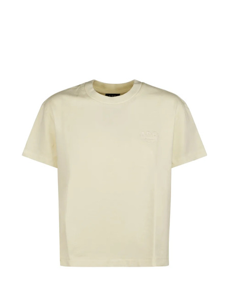  A.p.c. Camiseta Bordada - Neutro 