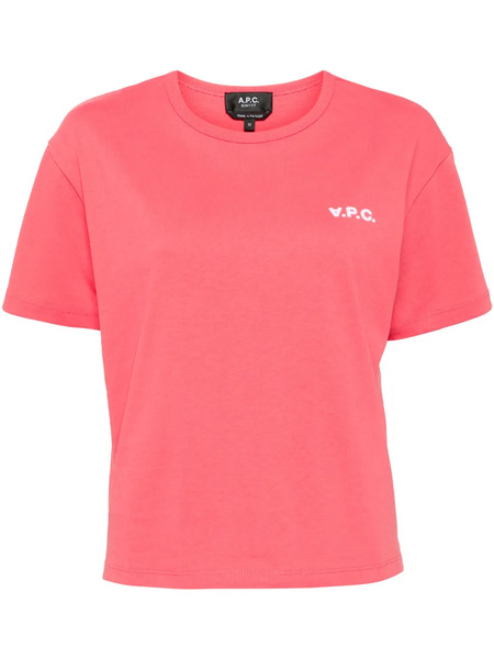 A.p.c. Camiseta Box - Rosa 