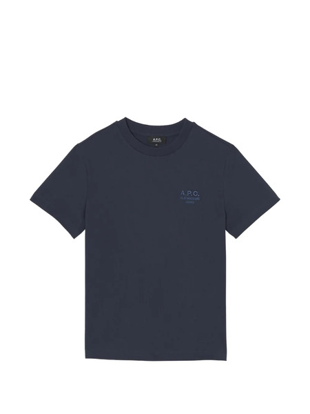  A.p.c. Camiseta Con Cuello Redondo - Azul 