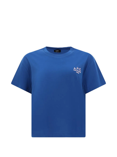  A.p.c. Camiseta Con Logo - Azul 