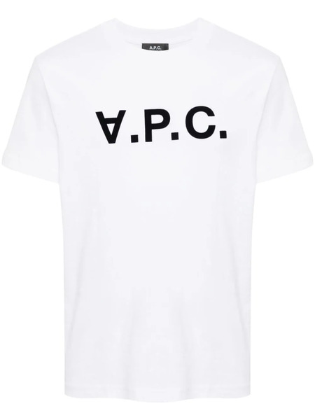  A.p.c. Camiseta Con Logo - Blanco 