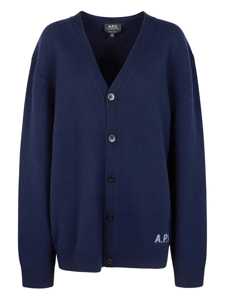  A.p.c. Cárdigan De Lana - Azul 