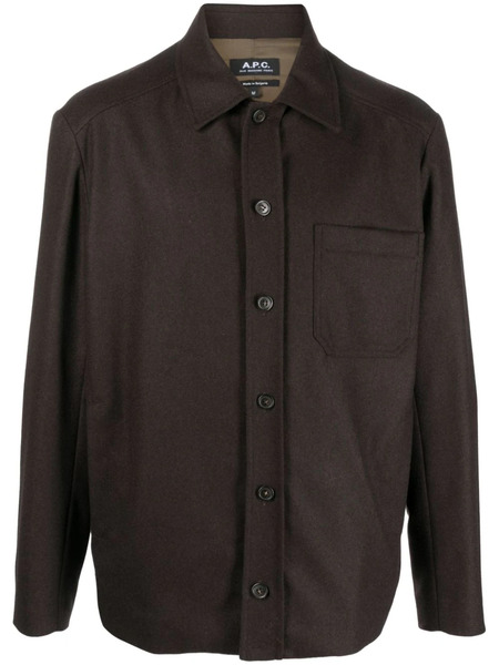  A.p.c. Chaqueta Con Botones - Marrón 