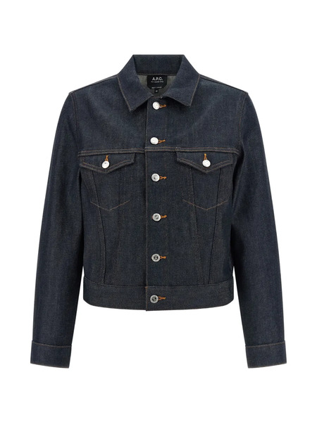  A.p.c. Chaqueta Dion Con Costuras En Contraste - Azul 