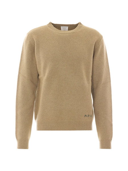  A.p.c. Edward Ribbed-hem Sweater - Neutro 