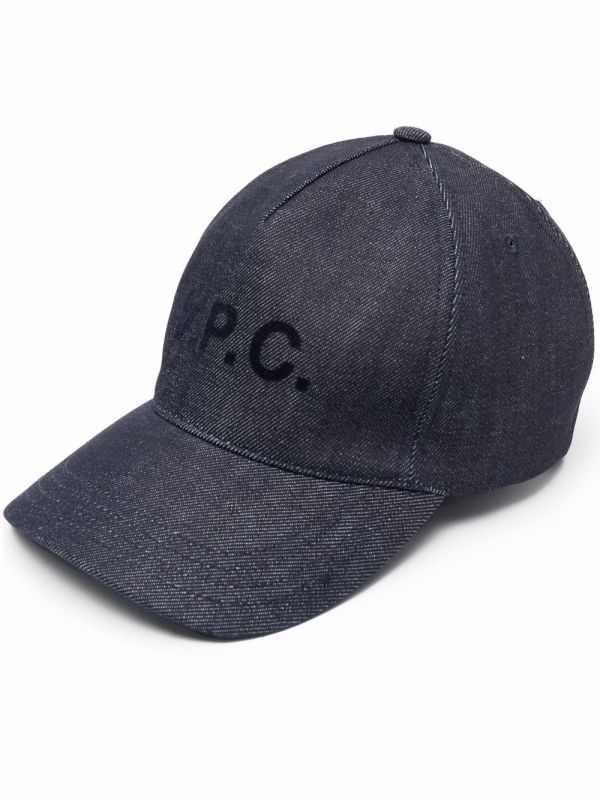  A.p.c. Gorra Con Logo Estampado - Azul 