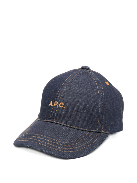  A.p.c. Gorra Thais Con Costuras - Azul 