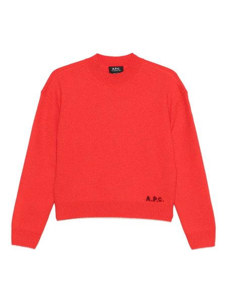  A.p.c. Jersey Con Cuello Redondo - Rojo 