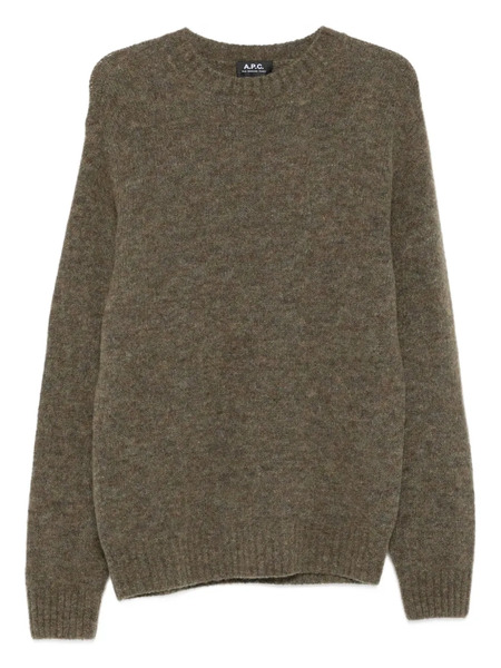  A.p.c. Jersey Con Cuello Redondo - Verde 