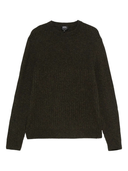  A.p.c. Jersey Con Cuello Redondo - Verde 