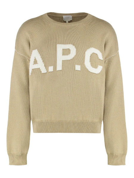  A.p.c. Jersey Con Logo - Neutro 