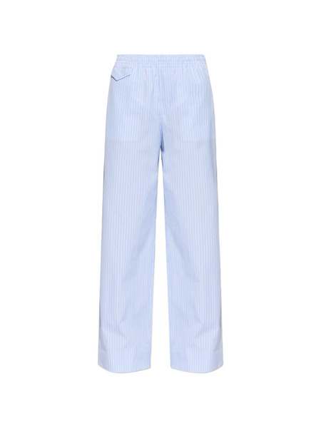  A.p.c. Pantalones Anchos A Rayas - Azul 