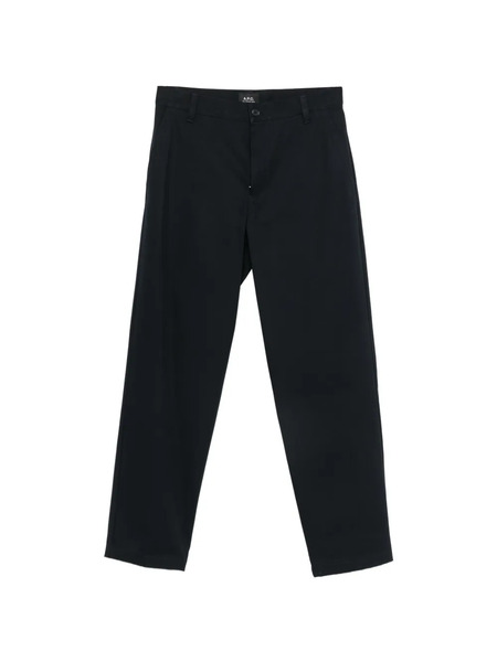  A.p.c. Pantalones Rectos De Algodón Con Bolsillos - Azul 