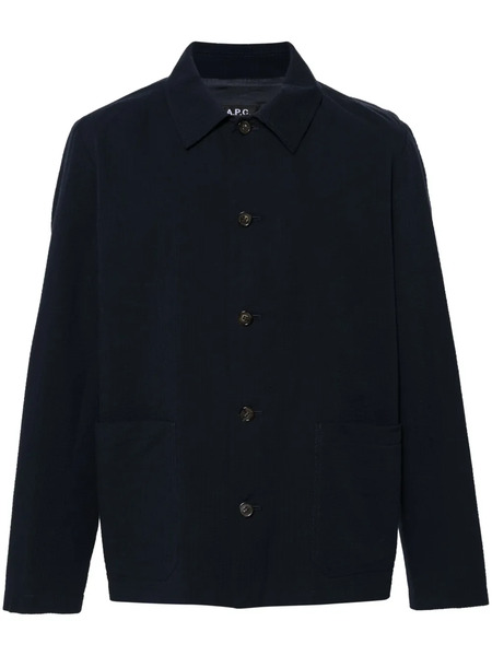  A.p.c. Sobrecamisa Texturizada - Azul 