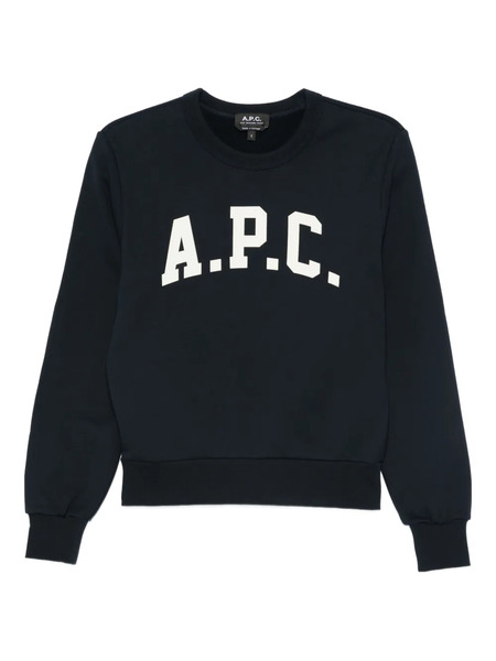  A.p.c. Sudadera Con Apliques Del Logo - Azul 