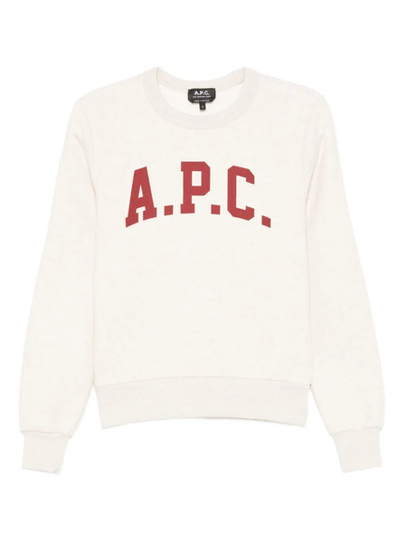  A.p.c. Sudadera Con Logo Estampado - Neutro 