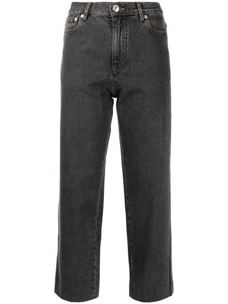  A.p.c. Vaqueros Capri De Talle Alto - Gris 