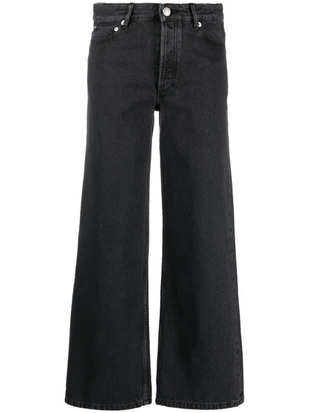  A.p.c. Vaqueros Capri De Talle Medio - Negro 