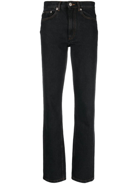 A.p.c. Vaqueros Molly De Talle Alto - Negro 