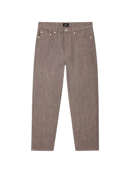  A.p.c. Vaqueros Rectos Jean Martin Con Cinco Bolsillos - Marrón 