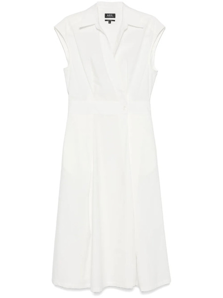  A.p.c. Vestido Largo Athena - Blanco 