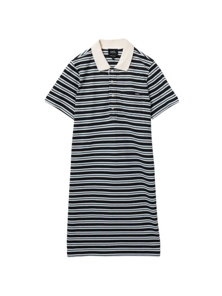 A.p.c. Vestido Raye - Azul 