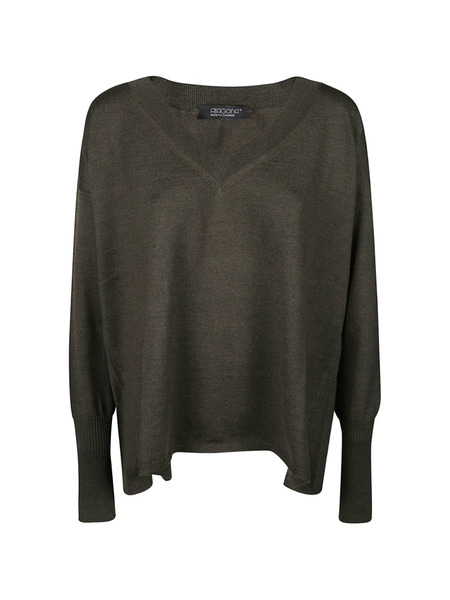  Aragona Jersey Con Cuello En V - Verde 