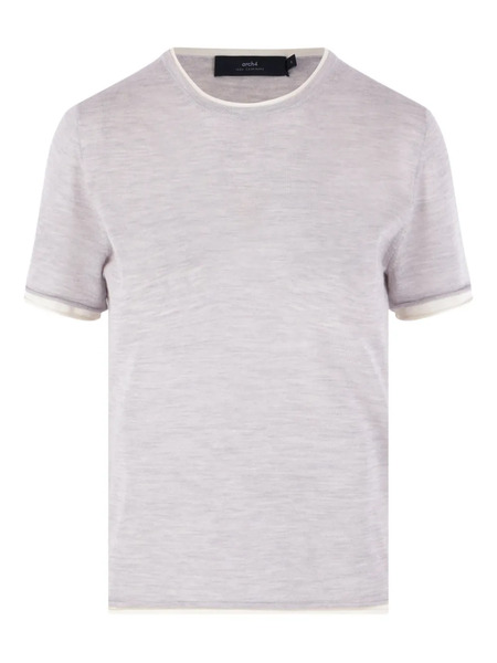  Arch4 Camiseta Con Bordes En Contraste - Gris 