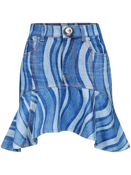  Area Falda Sunray Vaquera - Azul 