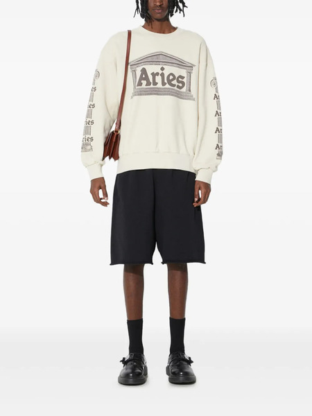  Aries Sudadera Con Templo Estampado - Blanco 
