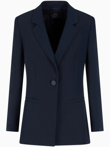  Armani Exchange Blazer Con Botones - Azul 