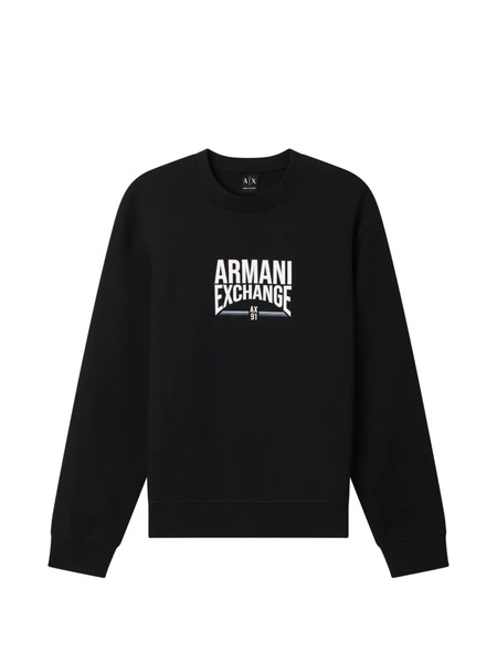  Armani Exchange Logo-print Sweatshirt - Azul 