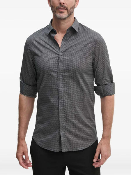  Armani Exchange Patterned Shirt - Negro 