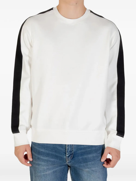  Armani Exchange Sudadera A Rayas - Blanco 