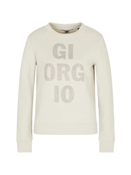  Armani Exchange Sudadera Con Apliques - Neutro 