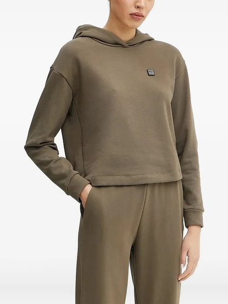  Armani Exchange Sudadera Con Capucha Y Placa Del Logo - Verde 