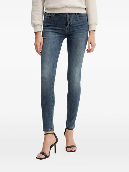  Armani Exchange Vaqueros Skinny Con Cierre De Botón - Azul 