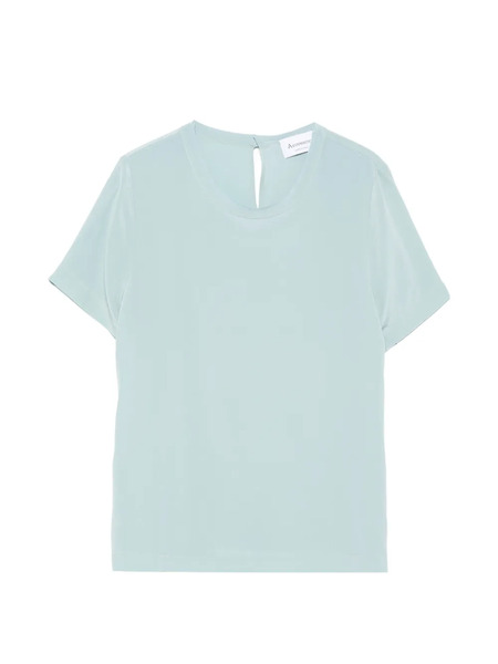  Arovescio Camiseta Con Cuello Redondo - Azul 