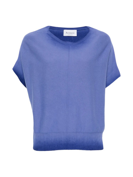  Arovescio Camiseta De Algodón - Azul 