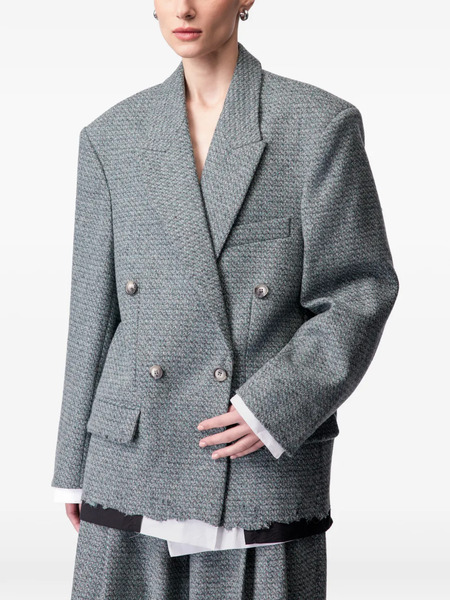  Article Ten Blazer Con Doble Botonadura - Gris 