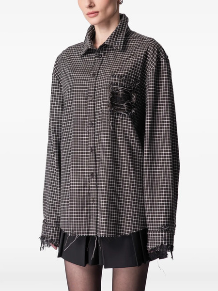  Article Ten Camisa A Cuadros - Negro 