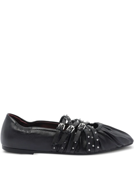  Ash Bailarinas Brendah Con Apliques - Negro 