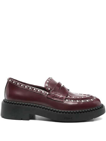  Ash Mocasines Con Apliques - Rojo 
