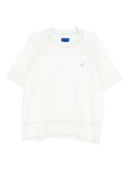  Asics Camiseta Con Eslogan Bordado - Blanco 