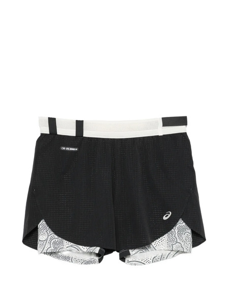  Asics Pantalones Cortos Metarun Split - Negro 